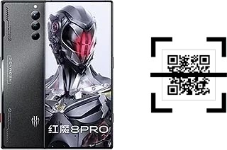 Wie lese ich QR-Codes auf einem ZTE nubia Red Magic 8 Pro?