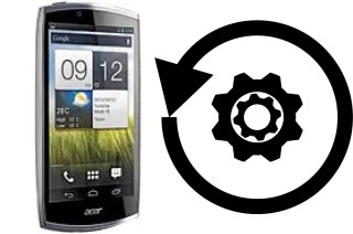 Zurücksetzen oder reset a Acer CloudMobile S500