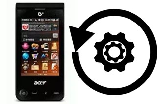 Zurücksetzen oder reset a Acer beTouch T500