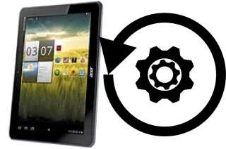 Zurücksetzen oder reset a Acer Iconia Tab A200