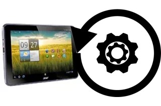 Zurücksetzen oder reset a Acer Iconia Tab A701