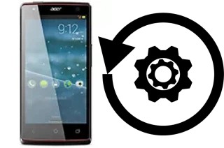 Zurücksetzen oder reset a Acer Liquid E3