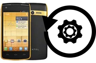 Zurücksetzen oder reset a alcatel OT-992D