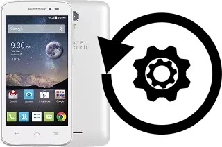 Zurücksetzen oder reset a alcatel Pop Astro