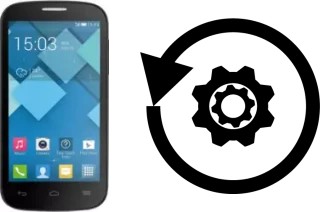 Zurücksetzen oder reset a Alcatel OneTouch Pop C5