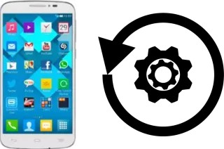 Zurücksetzen oder reset a Alcatel OneTouch Pop C7