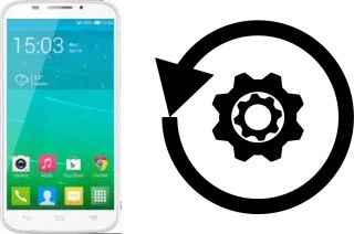 Zurücksetzen oder reset a Alcatel OneTouch Pop S7