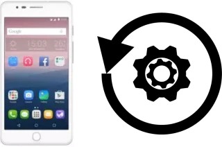 Zurücksetzen oder reset a Alcatel OneTouch Pop Up