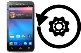 Zurücksetzen oder reset a alcatel One Touch X'Pop