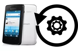 Zurücksetzen oder reset a alcatel One Touch Pixi