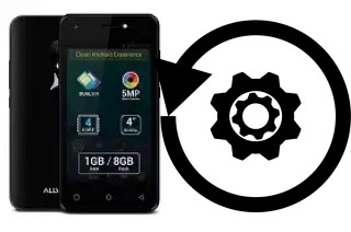 Zurücksetzen oder reset a Allview P43 Easy