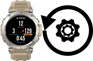 Zurücksetzen oder reset a Amazfit T-Rex Ultra