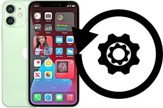 Zurücksetzen oder reset a Apple iPhone 12 mini