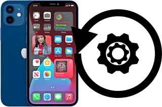 Zurücksetzen oder reset a Apple iPhone 12