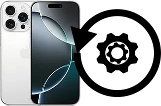 Zurücksetzen oder reset a Apple iPhone 16 Pro