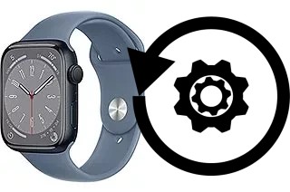 Zurücksetzen oder reset a Apple Watch Series 8 Aluminum