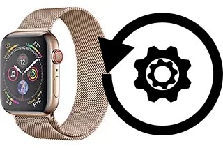 Zurücksetzen oder reset a Apple Watch Series 4