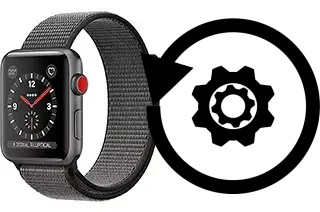 Zurücksetzen oder reset a Apple Watch Series 3 Aluminum