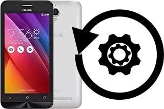 Zurücksetzen oder reset a Asus Zenfone Go T500