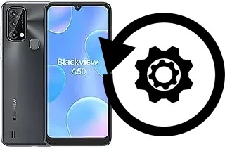 Zurücksetzen oder reset a Blackview A50