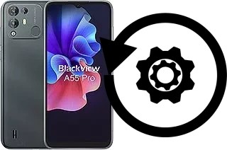 Zurücksetzen oder reset a Blackview A55 Pro