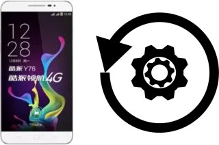 Zurücksetzen oder reset a Coolpad Y76