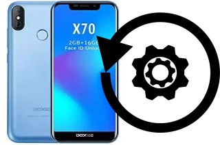 Zurücksetzen oder reset a Doogee X70