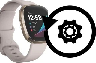 Zurücksetzen oder reset a Fitbit Sense