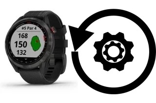 Zurücksetzen oder reset a Garmin Approach S42