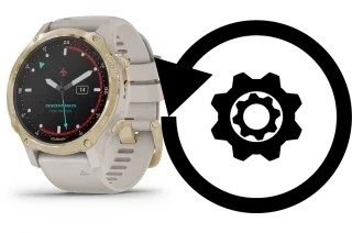 Zurücksetzen oder reset a Garmin Descent Mk2S