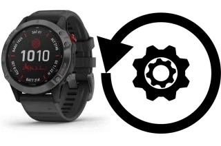 Zurücksetzen oder reset a Garmin fēnix 6: Pro Solar