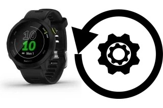 Zurücksetzen oder reset a Garmin Forerunner 55