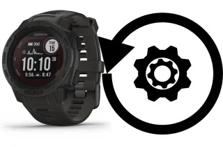 Zurücksetzen oder reset a Garmin Instinct Solar