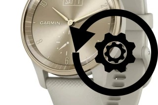 Zurücksetzen oder reset a Garmin vívomove Trend