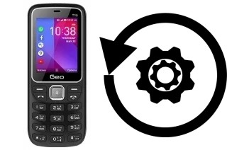 Zurücksetzen oder reset a Geo Phone T15