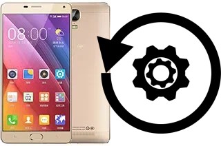 Zurücksetzen oder reset a Gionee Marathon M5 Plus