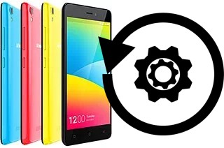 Zurücksetzen oder reset a Gionee Pioneer P5W