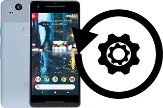 Zurücksetzen oder reset a Google Pixel 2