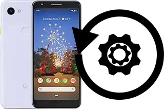 Zurücksetzen oder reset a Google Pixel 3a