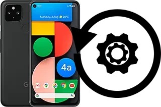 Zurücksetzen oder reset a Google Pixel 4a 5G