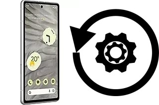 Zurücksetzen oder reset a Google Pixel 7a