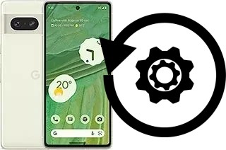 Zurücksetzen oder reset a Google Pixel 7