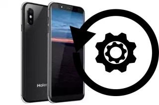 Zurücksetzen oder reset a Haier Elegance E9