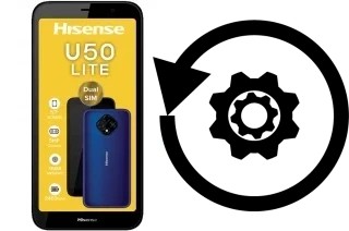 Zurücksetzen oder reset a HiSense U50 Lite