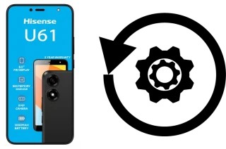 Zurücksetzen oder reset a HiSense U61