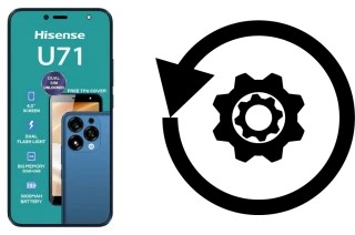 Zurücksetzen oder reset a HiSense U71
