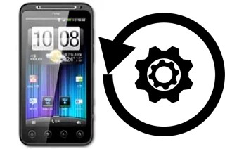 Zurücksetzen oder reset a HTC Evo 4G+