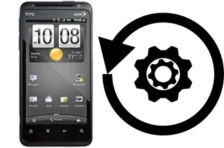 Zurücksetzen oder reset a HTC EVO Design 4G