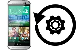 Zurücksetzen oder reset a HTC One (M8)