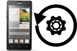 Zurücksetzen oder reset a Huawei Ascend G700